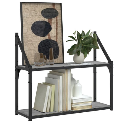 Scaffale Parete 2 Ripiani Grigio Sonoma 60x21x51 cm Multistrato | homemem39