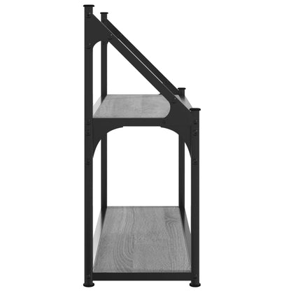 Scaffale Parete 2 Ripiani Grigio Sonoma 60x21x51 cm Multistrato | homemem39