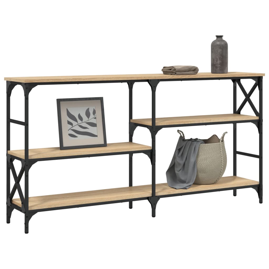 Tavolo Consolle Rovere Sonoma 150x29x76,5 cm Legno Multistrato - homemem39