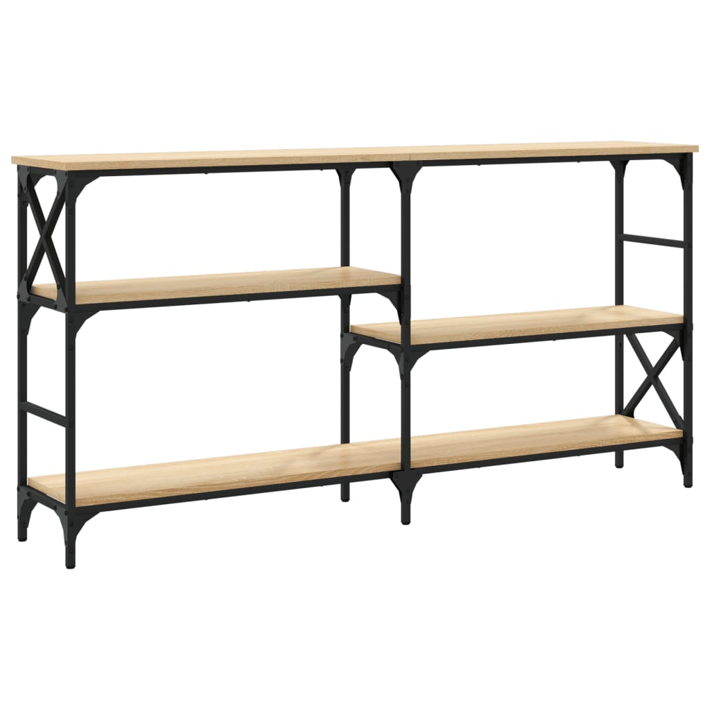 Tavolo Consolle Rovere Sonoma 150x29x76,5 cm Legno Multistrato - homemem39
