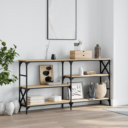 Tavolo Consolle Rovere Sonoma 150x29x76,5 cm Legno Multistrato - homemem39