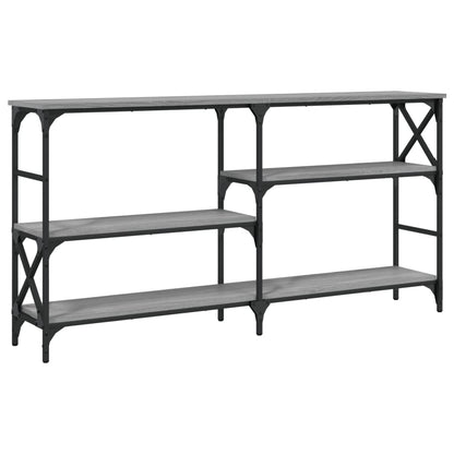Tavolo Consolle Grigio Sonoma 150x29x76,5 cm Legno Multistrato - homemem39