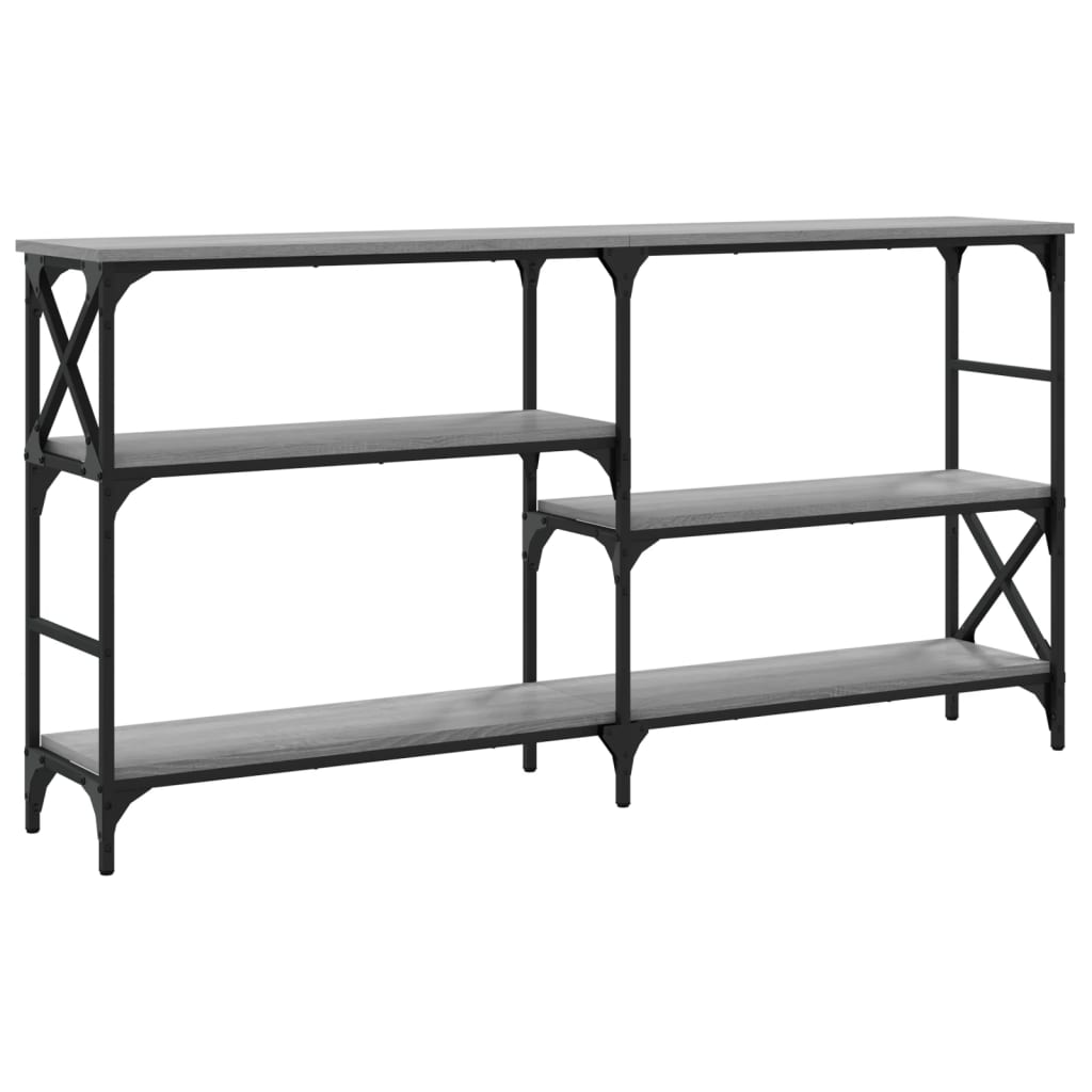Tavolo Consolle Grigio Sonoma 150x29x76,5 cm Legno Multistrato - homemem39