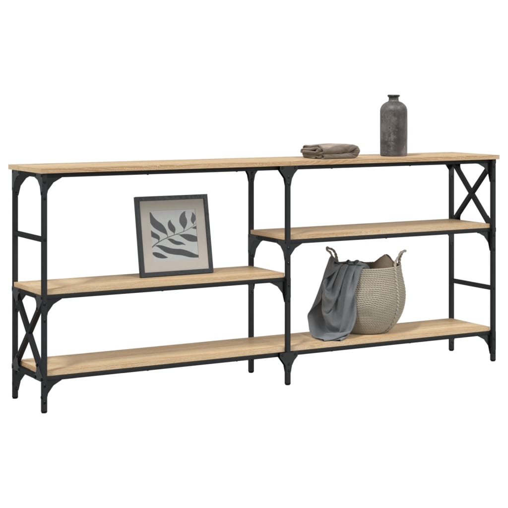 Tavolo Consolle Rovere Sonoma 180x29x76,5 cm Legno Multistrato | homemem39