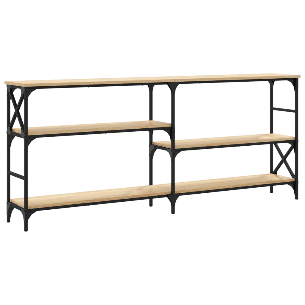 Tavolo Consolle Rovere Sonoma 180x29x76,5 cm Legno Multistrato | homemem39