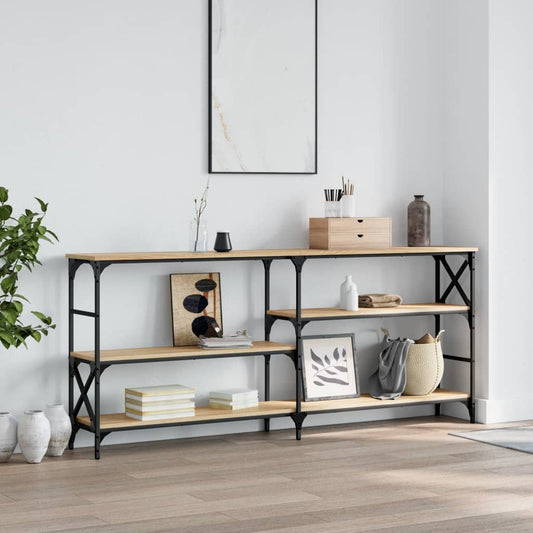 Tavolo Consolle Rovere Sonoma 180x29x76,5 cm Legno Multistrato | homemem39