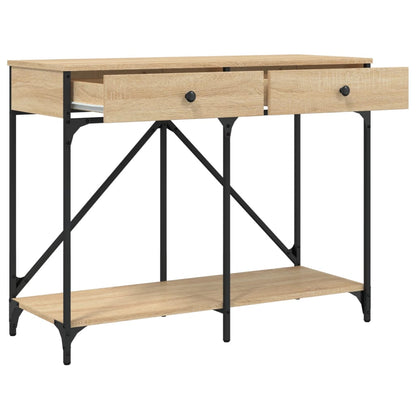 Tavolo Consolle Rovere Sonoma 100x39x78,5 cm Legno Multistrato | homemem39