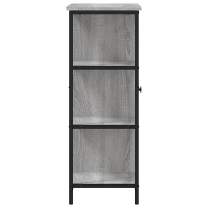 Credenza Grigio Sonoma 70x30x80 cm in Legno Multistrato - homemem39