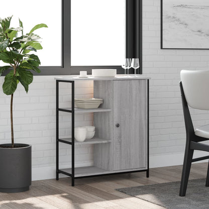 Credenza Grigio Sonoma 70x30x80 cm in Legno Multistrato - homemem39