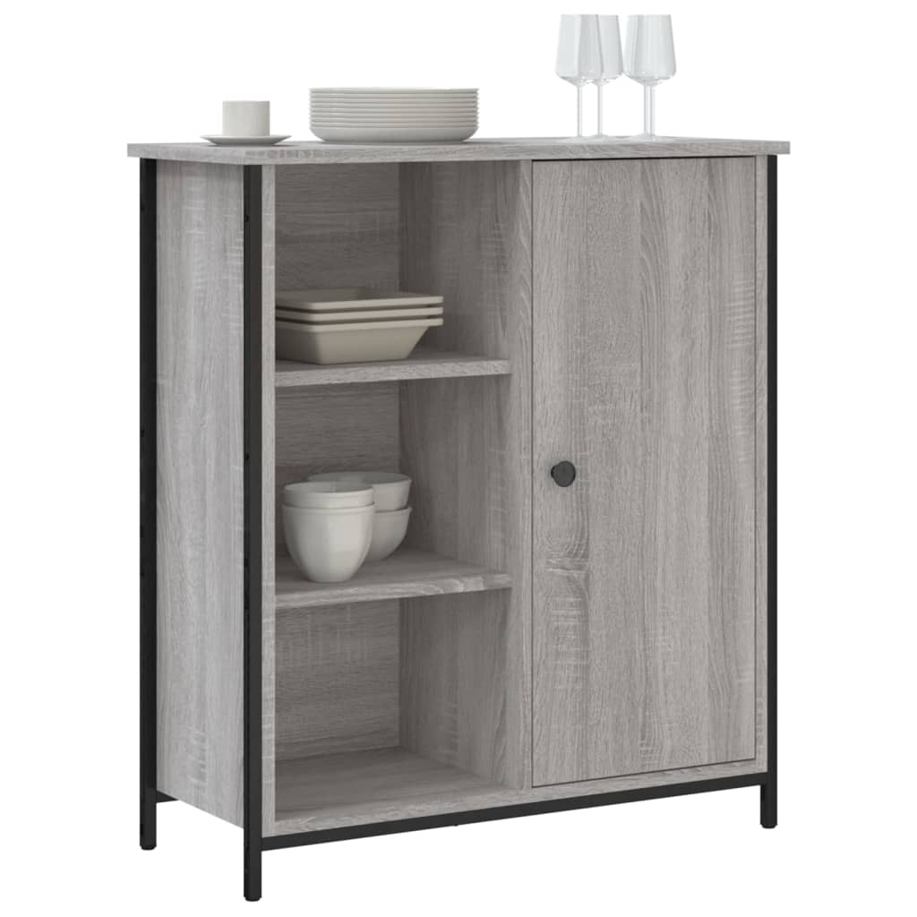 Credenza Grigio Sonoma 70x30x80 cm in Legno Multistrato - homemem39