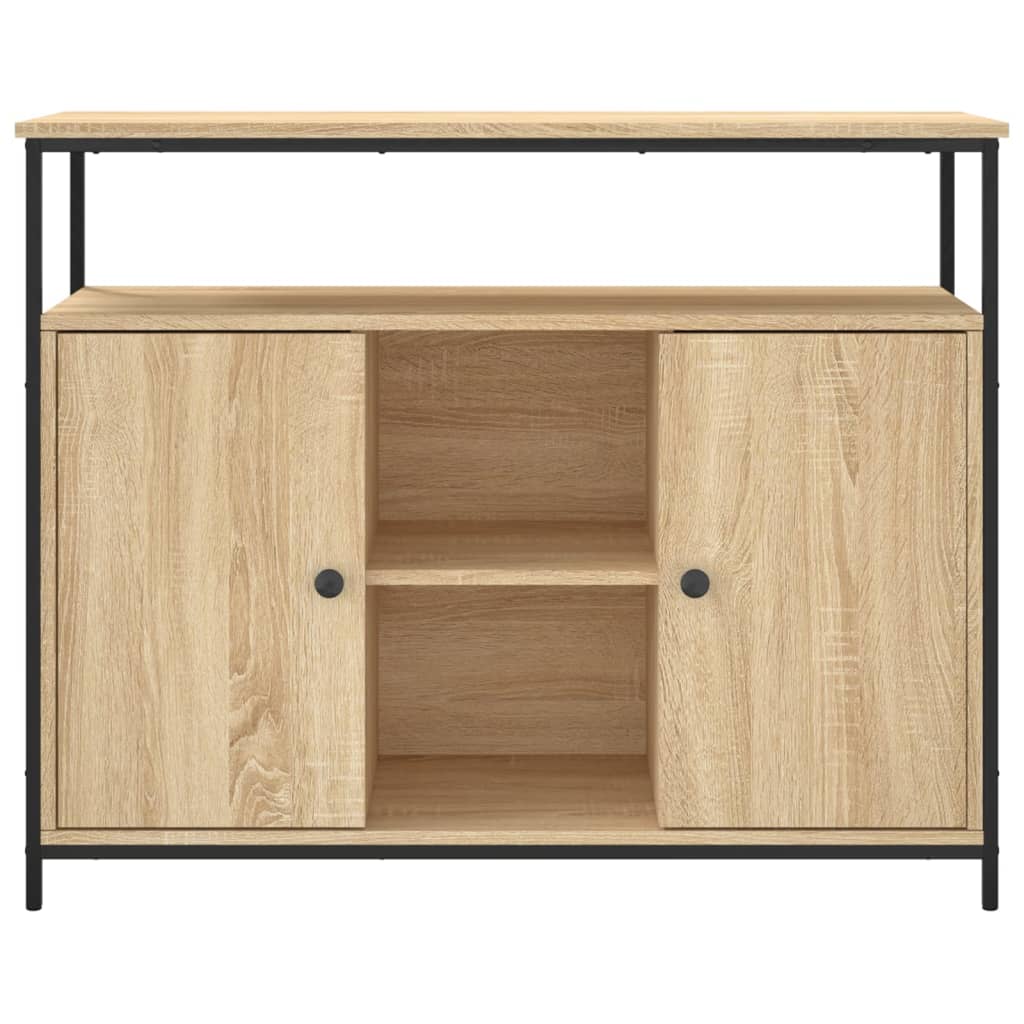 Credenza Rovere Sonoma 100x35x80 cm Legno ingegnerizzato - homemem39