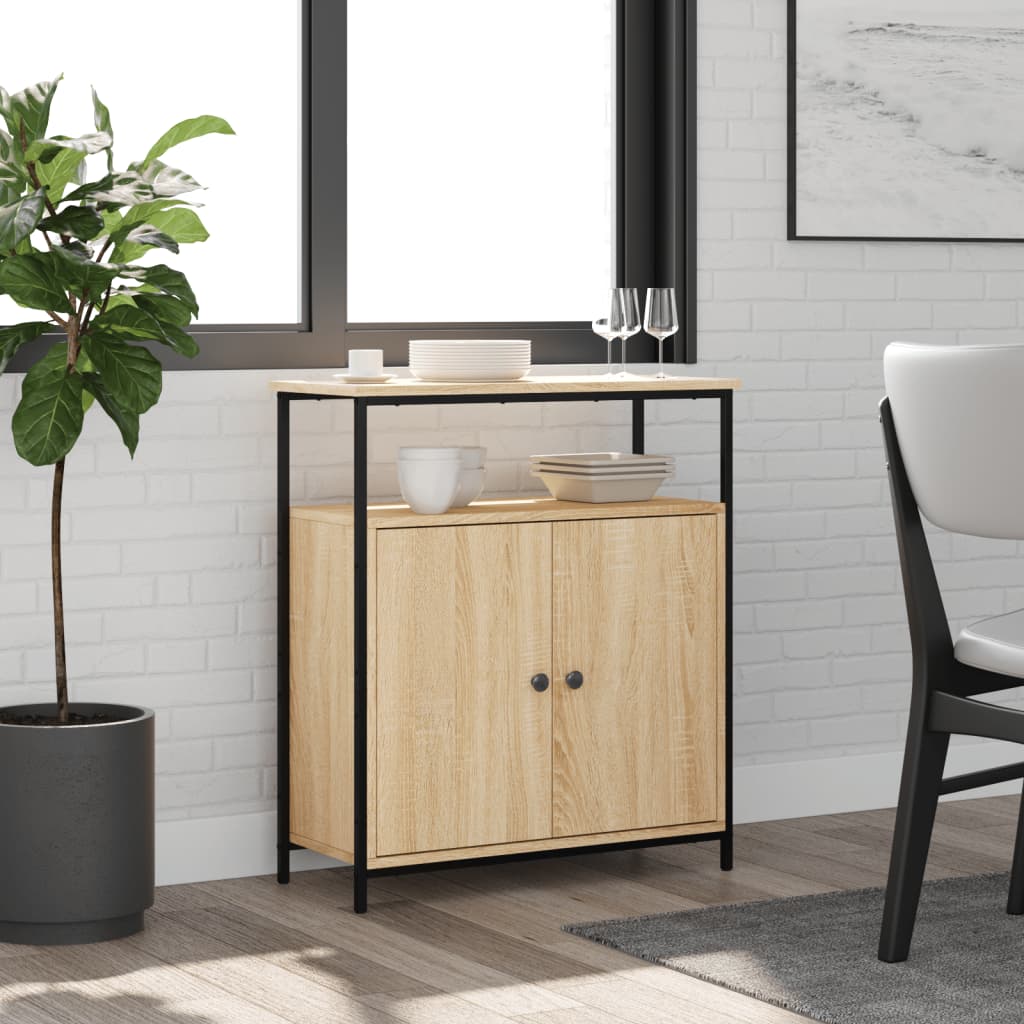 Credenza Rovere Sonoma 70x30x80 cm Legno ingegnerizzato - homemem39