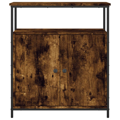 Credenza Rovere Fumo 70x30x80 cm in Legno Multistrato - homemem39