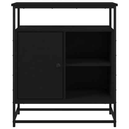 Credenza Nera 69x35x80 cm in Legno Multistrato - homemem39
