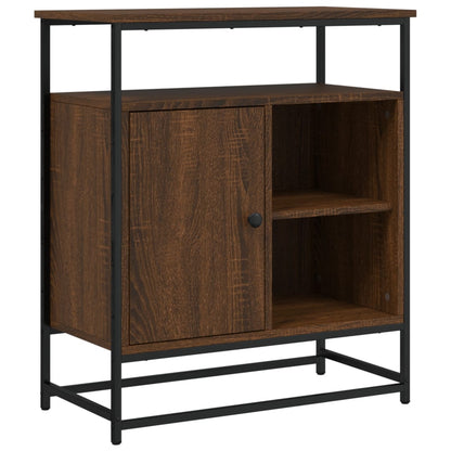 Credenza Rovere Marrone 69x35x80 cm in Legno Multistrato - homemem39