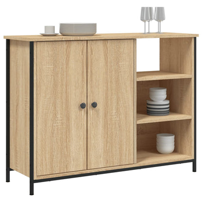 Credenza Rovere Sonoma 100x33x75 cm in Legno Multistrato - homemem39