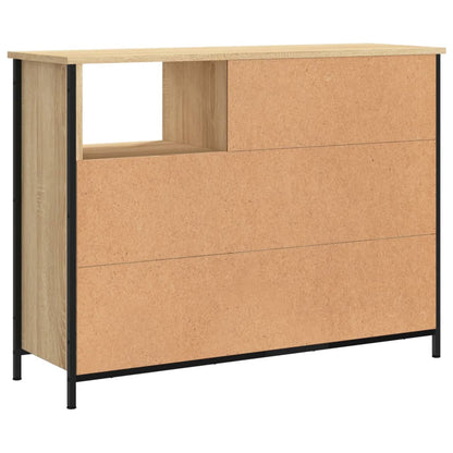 Credenza Rovere Sonoma 100x33x75 cm in Legno Multistrato - homemem39