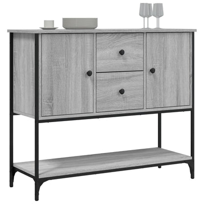 Credenza Grigio Sonoma 100x36x85 cm in Legno Multistrato - homemem39