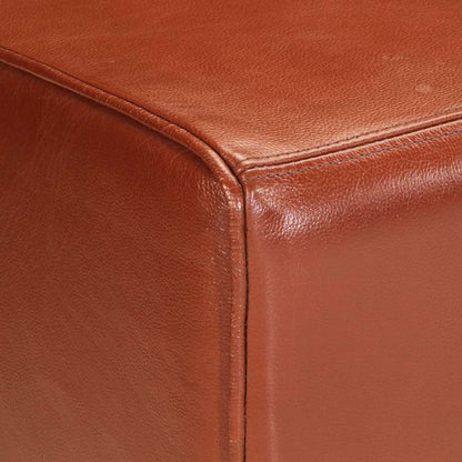 Panca per Esercizi Marrone 110 cm in Vera Pelle