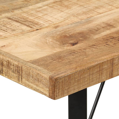 Tavolino da Bar 110x55x107 cm Legno Massello di Mango e Ferro | homemem39