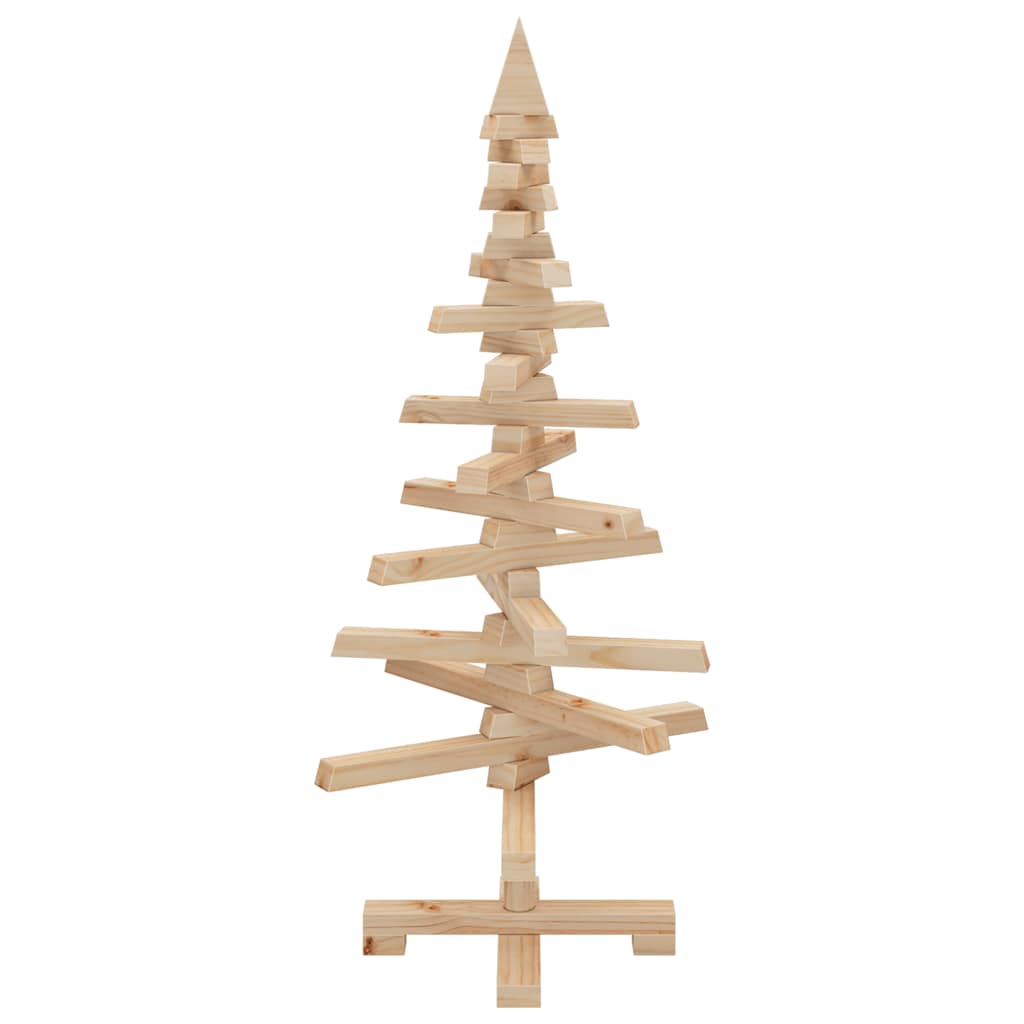 | Albero di Natale in legno | naturale 90 cm Legno di pino massello | homemem39