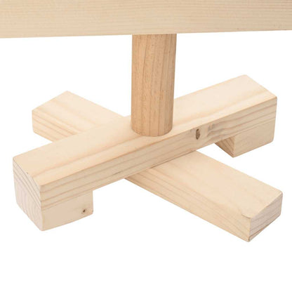 | Albero di Natale in legno | naturale 90 cm Legno di pino massello | homemem39