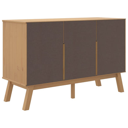 Credenza OLDEN Marrone 114x43x73,5 cm in Legno Massello di Pino - homemem39