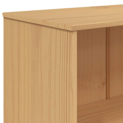 Libreria 4 Ripiani OLDEN Marrone in Legno Massello di Pino | homemem39