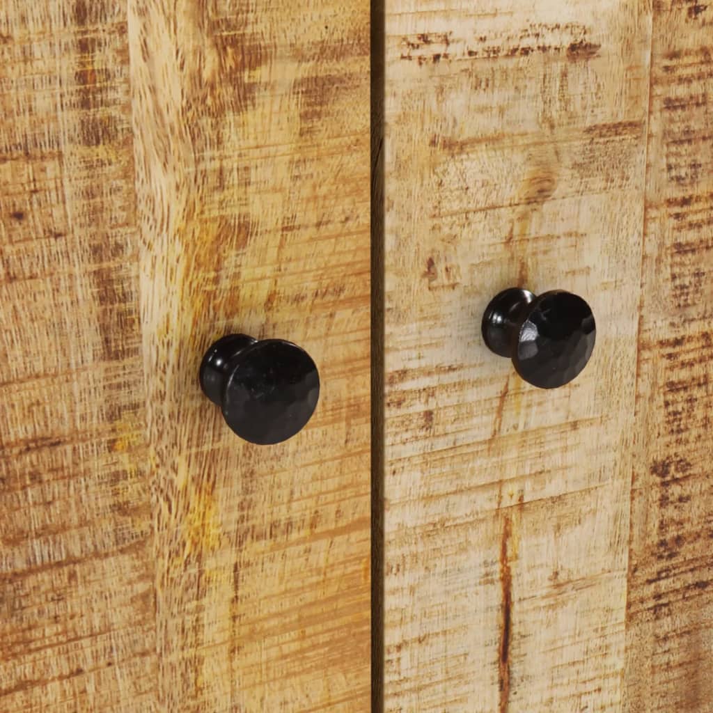 Set Mobili da Bagno 2pz in Legno Massello di Mango | homemem39