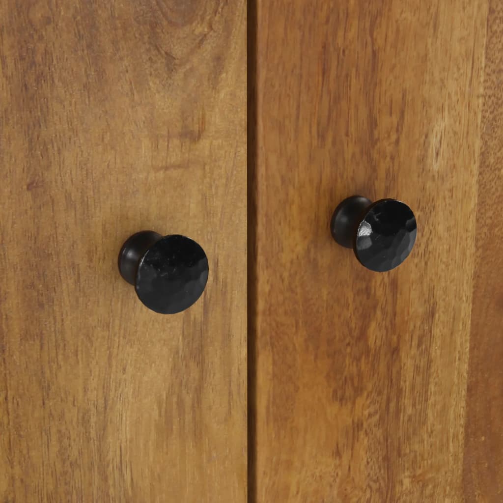 Set Mobili da Bagno 2pz in Legno Massello di Mango | homemem39