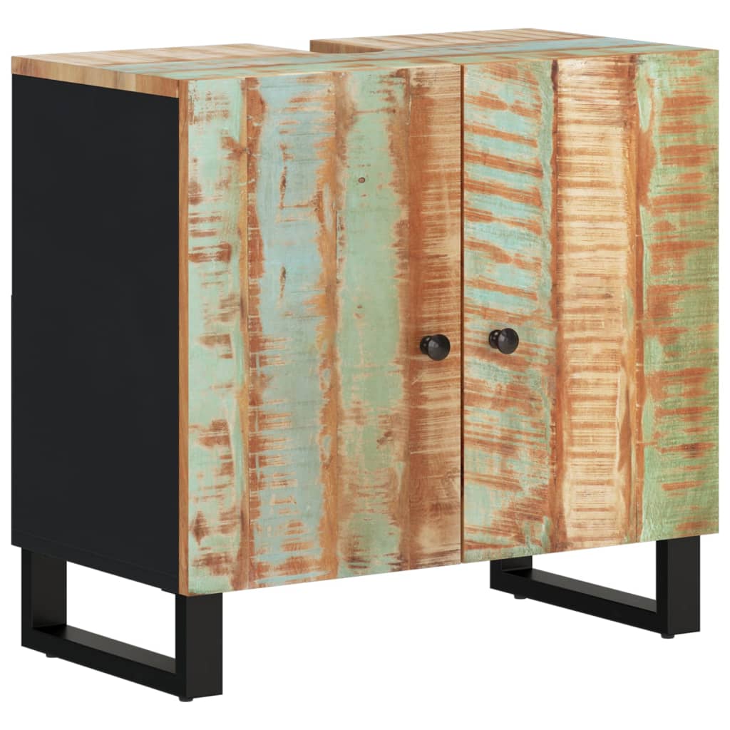 Set Mobili da Bagno 5 pz in Legno Massello di Recupero | homemem39