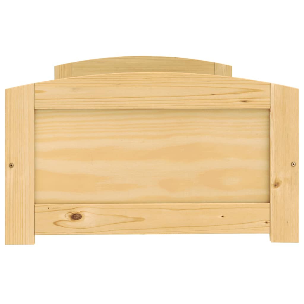 Dormeuse 2 Cassetti 90x200 cm Legno Massello Pino IRUN - homemem39