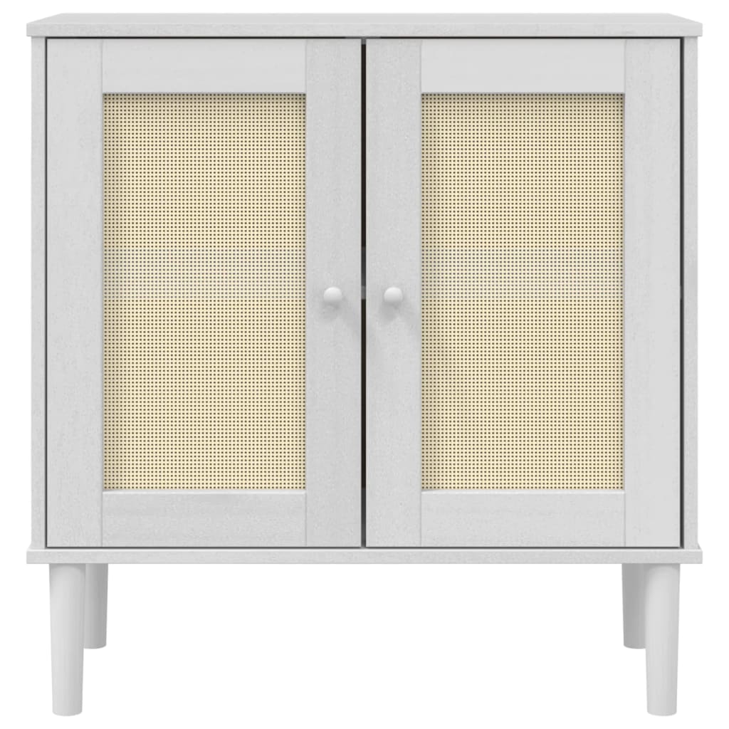 Credenza SENJA Aspetto Rattan Massello Pino