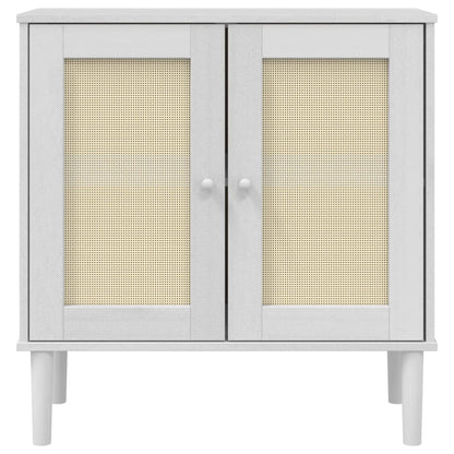 Credenza SENJA Aspetto Rattan Massello Pino