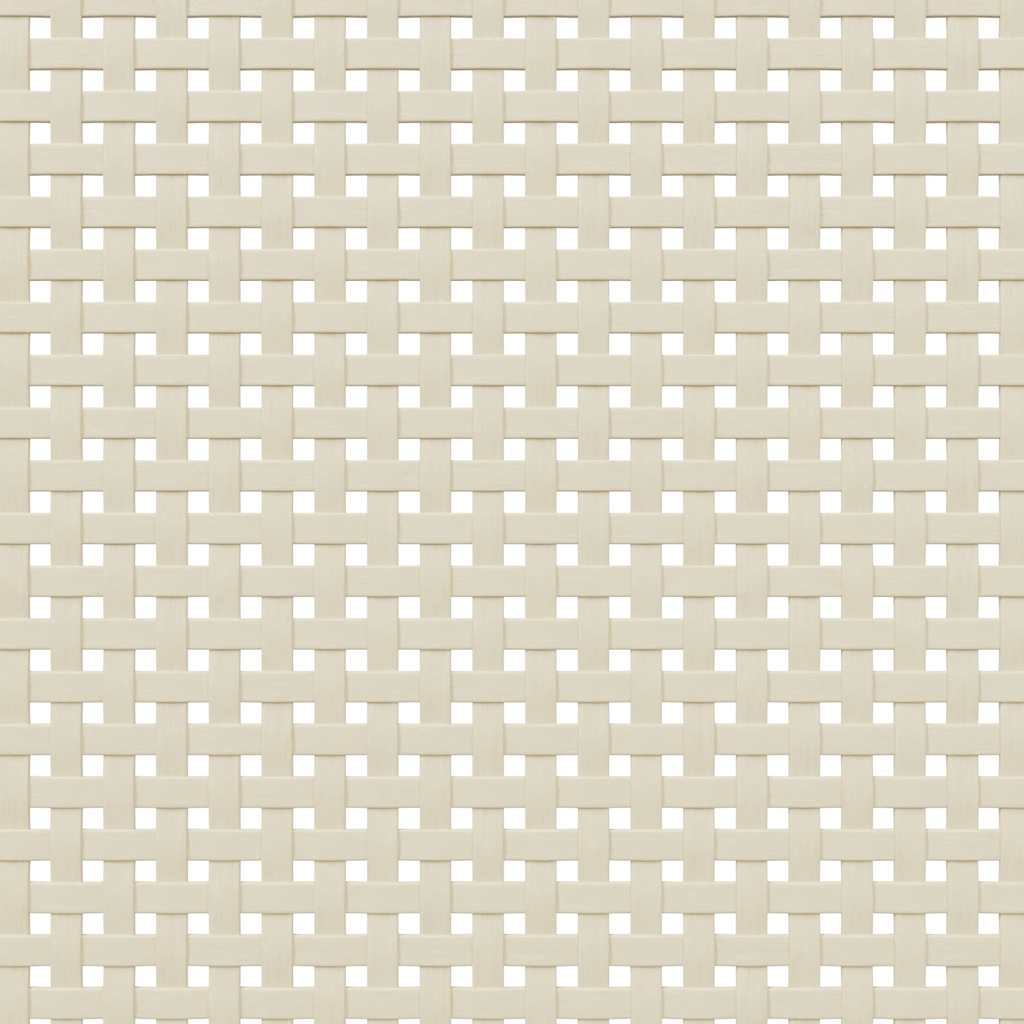 Credenza SENJA Aspetto Rattan Bianco 90x35x130 cm Massello Pino | homemem39