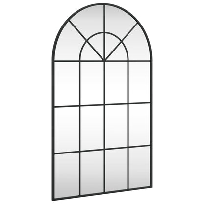 Specchio da Parete Nero 60x100 cm Arco in Ferro | homemem39