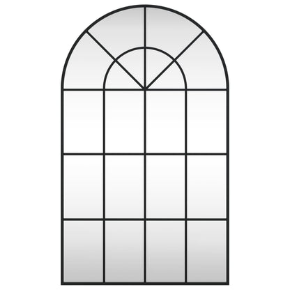 Specchio da Parete Nero 60x100 cm Arco in Ferro | homemem39