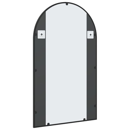 Specchio da Parete Nero 60x100 cm Arco in Ferro | homemem39