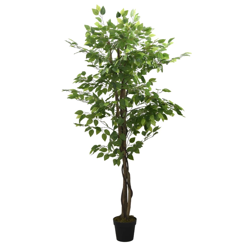 Albero di Ficus Artificiale 378 Foglie 80 cm Verde - homemem39