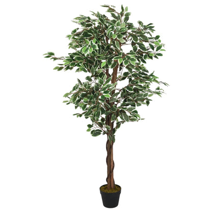 Albero di Ficus Artificiale 1008 Foglie 180 cm Verde - homemem39