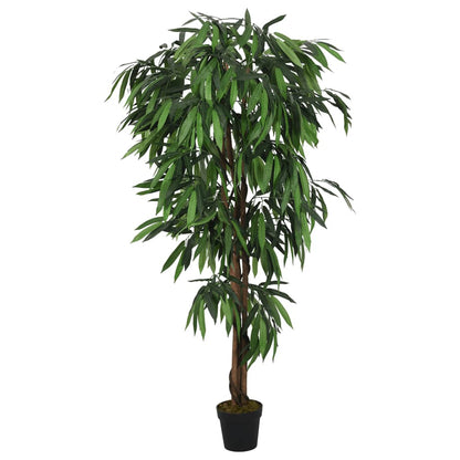 Albero Mango Artificiale 900 Foglie 180 cm Verde - homemem39