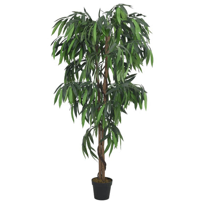 Albero Mango Artificiale 900 Foglie 180 cm Verde - homemem39