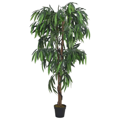 Albero Mango Artificiale 1050 Foglie 200 cm Verde - homemem39