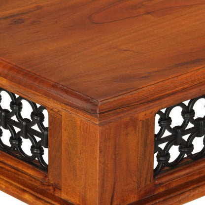 Scrivania con Cassetto 110x50x76 cm in Legno Massello di Acacia