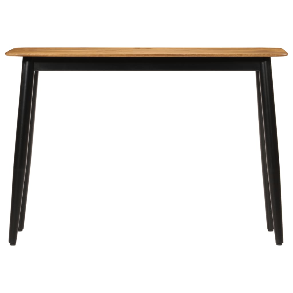 Tavolo Consolle 110x40x76 cm in Legno Massello di Mango e Ferro - homemem39