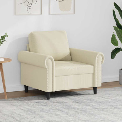 Poltrona Crema 60 cm in Similpelle | homemem39