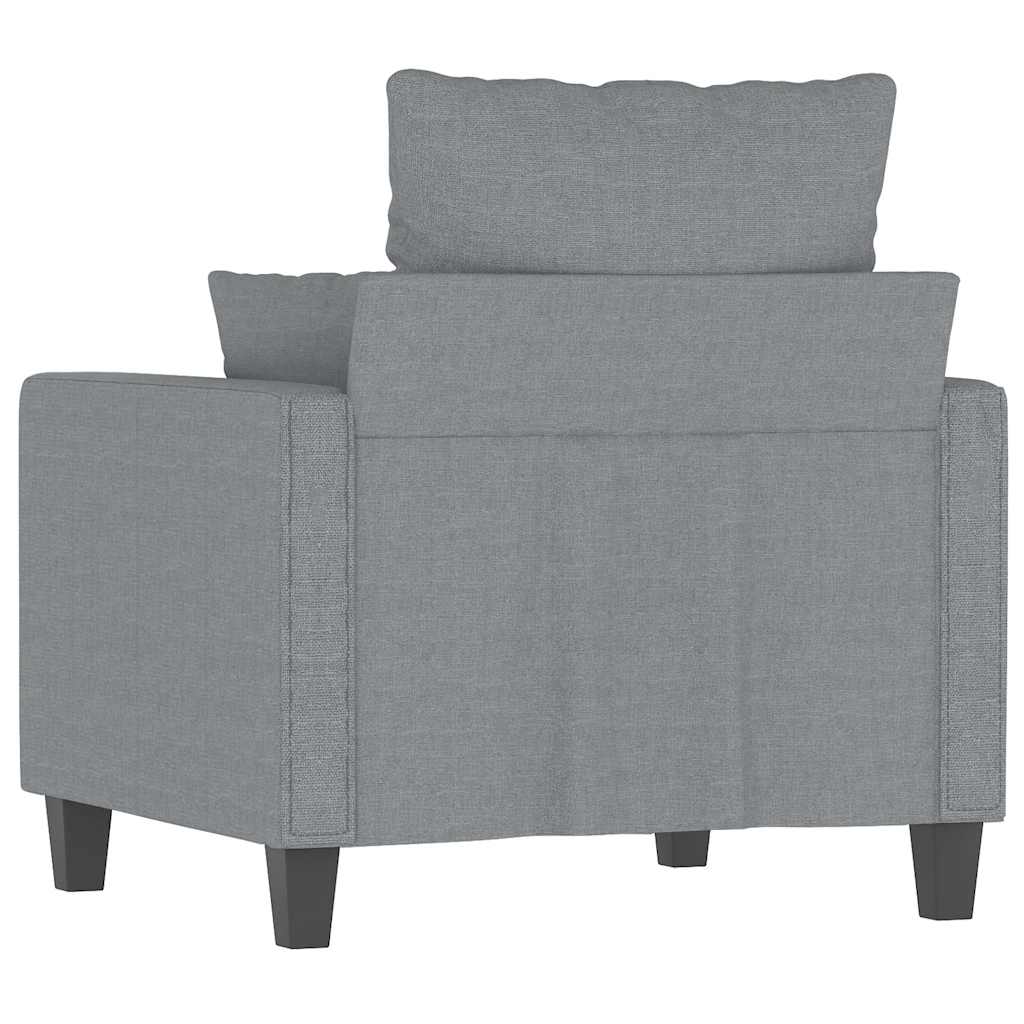 Divano a 2 Posti Grigio 140 cm in Similpelle | homemem39
