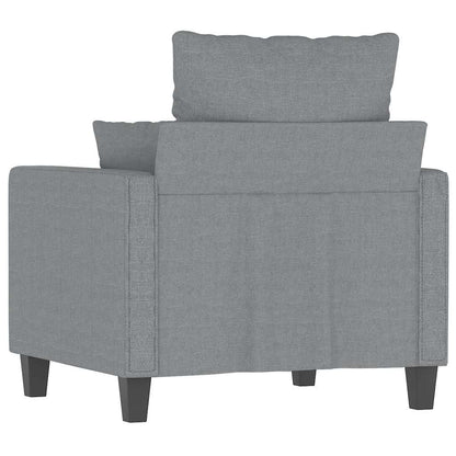 Divano a 2 Posti Grigio 140 cm in Similpelle | homemem39