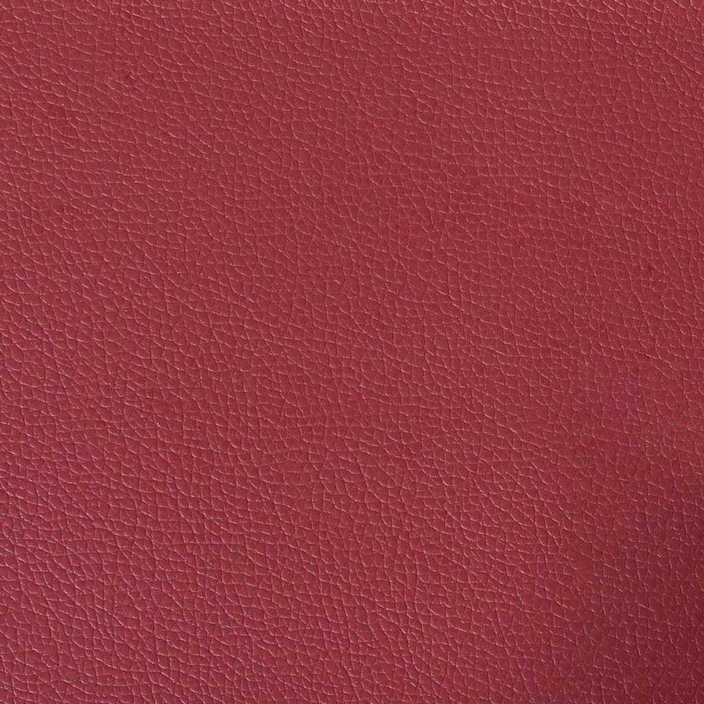 Divano a 2 Posti Rosso Vino 140 cm in Similpelle | homemem39