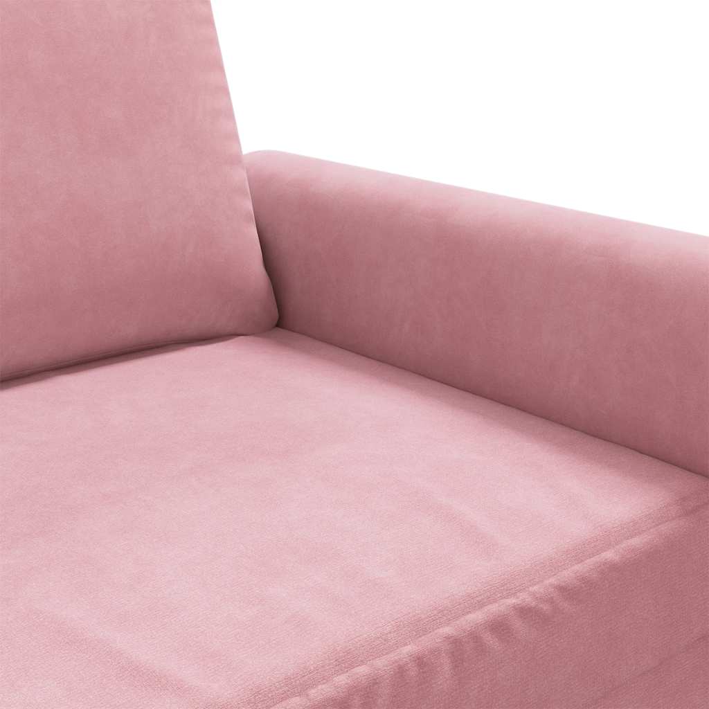 Poltrona Rosa 60 cm Velluto | homemem39